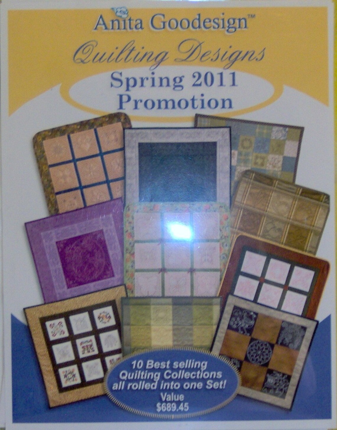 Anita Goodesign 10 Full Quilt Collections on 1 Cd Etsy