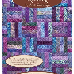 Anita Goodesign Jelly Roll Quilt Blocks  Mix and Match Quilting NEW