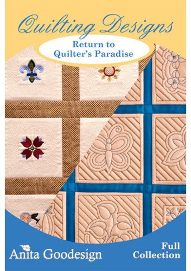 Anita Goodesign Return to Quilters Paradise Embroidery CD Etsy