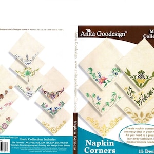 Napkin Corners Anita Goodesign Embroidery Designs