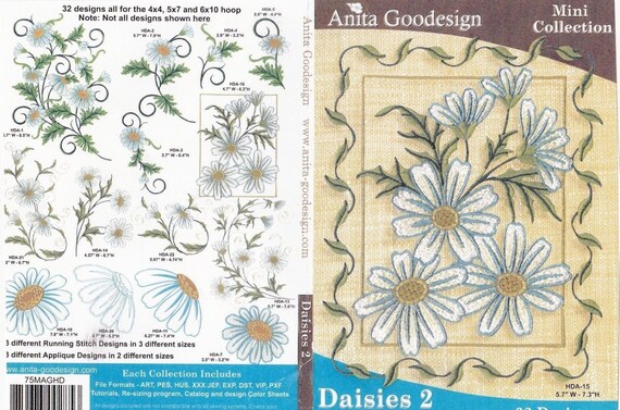 Anita Goodesign bordado de accesorios asiático diseño CD CD sólo