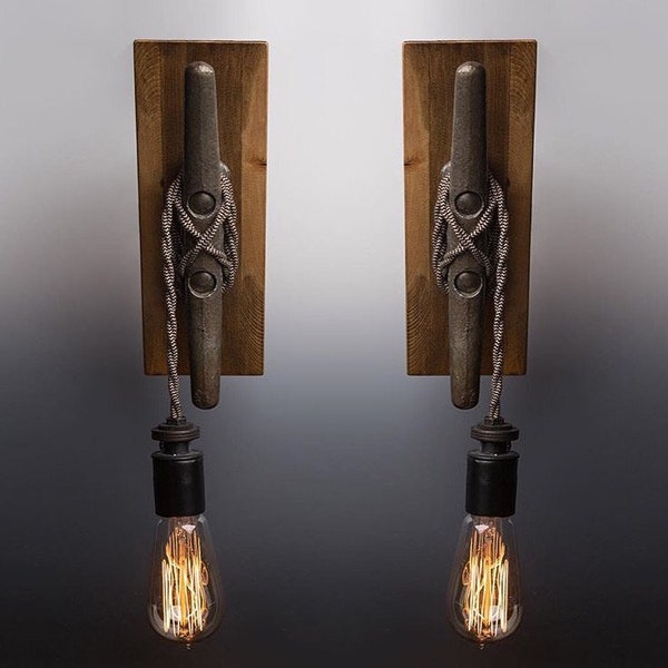 Nautical Wall Sconce PAIR