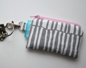 Schlüsseltasche Stripes Mini-Geldbörse