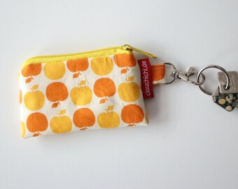 Mini Wallet Apple Apples Yellow Key Bag Poop Bag Dog Gassibeutel