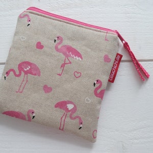 Tasche Flamingo für Monatshygiene & Kosmetik Bild 2