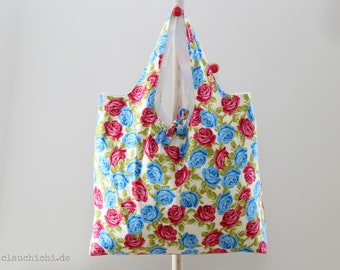 Shopper ROSES Strandtasche Shoppingbag XXL-Einkauftasche