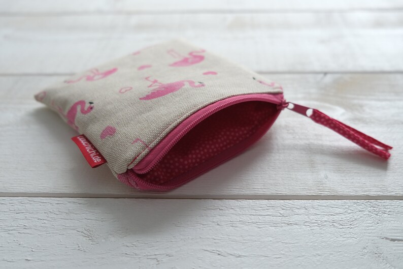 Tasche Flamingo für Monatshygiene & Kosmetik Bild 3