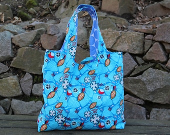 Shopper BLUE Beach Bag Shopping Bag XXL Shopping Bag