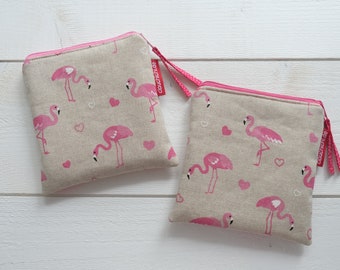 Bag Flamingo for menstrual hygiene & cosmetics