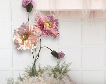 Giant Paper Flower Stand – Freestanding Floral Decor, Event Display