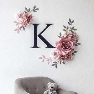 Set di fiori di carta più venduti per decorare la cameretta dei bambini - Fiori di carta più venduti - Decorazione da parete con fiori di carta per la cameretta dei bambini (codice:#143)