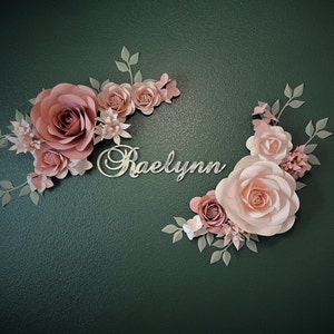 3D Paper Flowers Nursery - Paper Flowers Nursery - Paper Flowers Nursery Decor