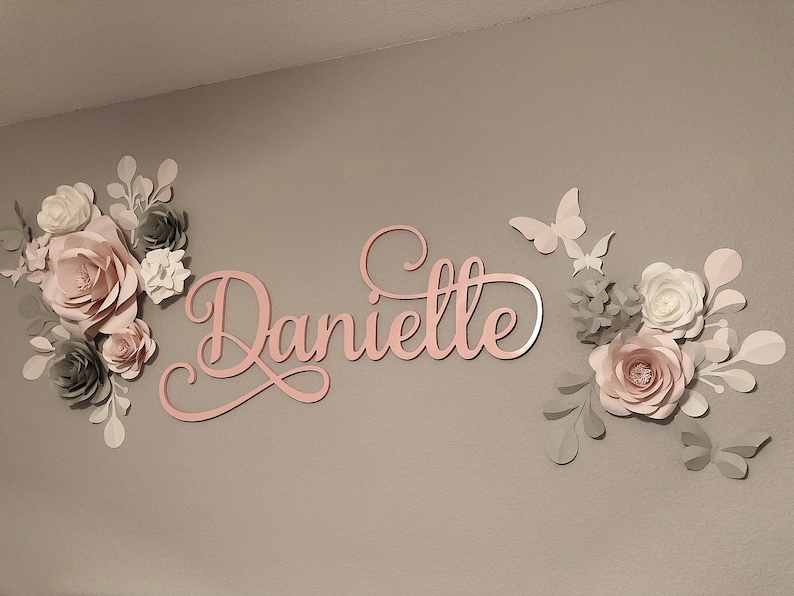 Nursery Wall Art Paper Flower Art for Nursery Nursery Etsy