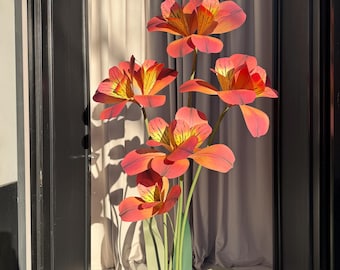 Large Paper Alstroemeria Flower Arrangement – Party & Wedding Decor