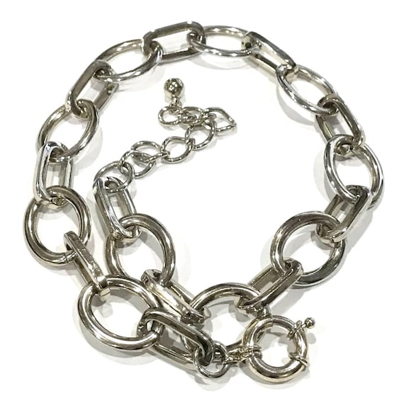 Nice Vintage Large Rectangular and Oval Silver To… - image 2