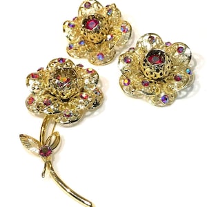 サラ・コヴェントリーSummerMagic夏の魔法 イヤリングとブローチ