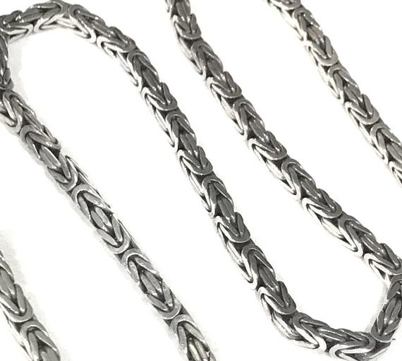 ヴィンテージ スターリングシルバー バリ ウィートリンクチェーン