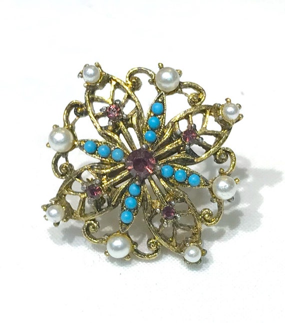 Belle Petite Broche Ancienne Française - Pièce Rare Et Vintage