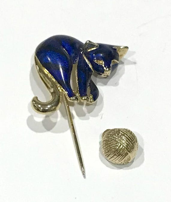 JERONIMO FUENTES Argento Sterling E Smalto Gatto Spilla Prodotto IN JERONIMO FUENTES Argento Sterling E Smalto Gatto Spilla Prodotto IN