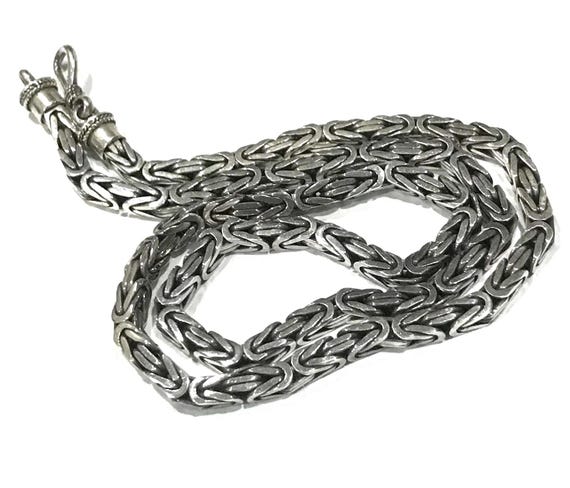 ヴィンテージ スターリングシルバー バリ ウィートリンクチェーン