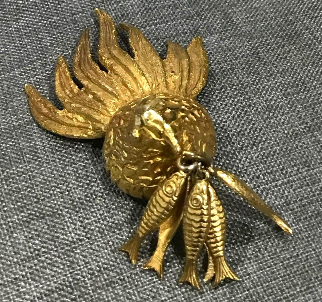 Cadoro Brooch - Etsy UK