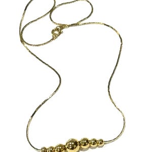 Nice Lot of 3 Slider Style Bead Ball, Zipper Serpentine Chains