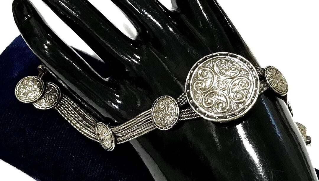 アクセサリー vintage silver 925 belt chain bracelet アクセサリー vintage silver 925 belt chain bracelet 10MM
