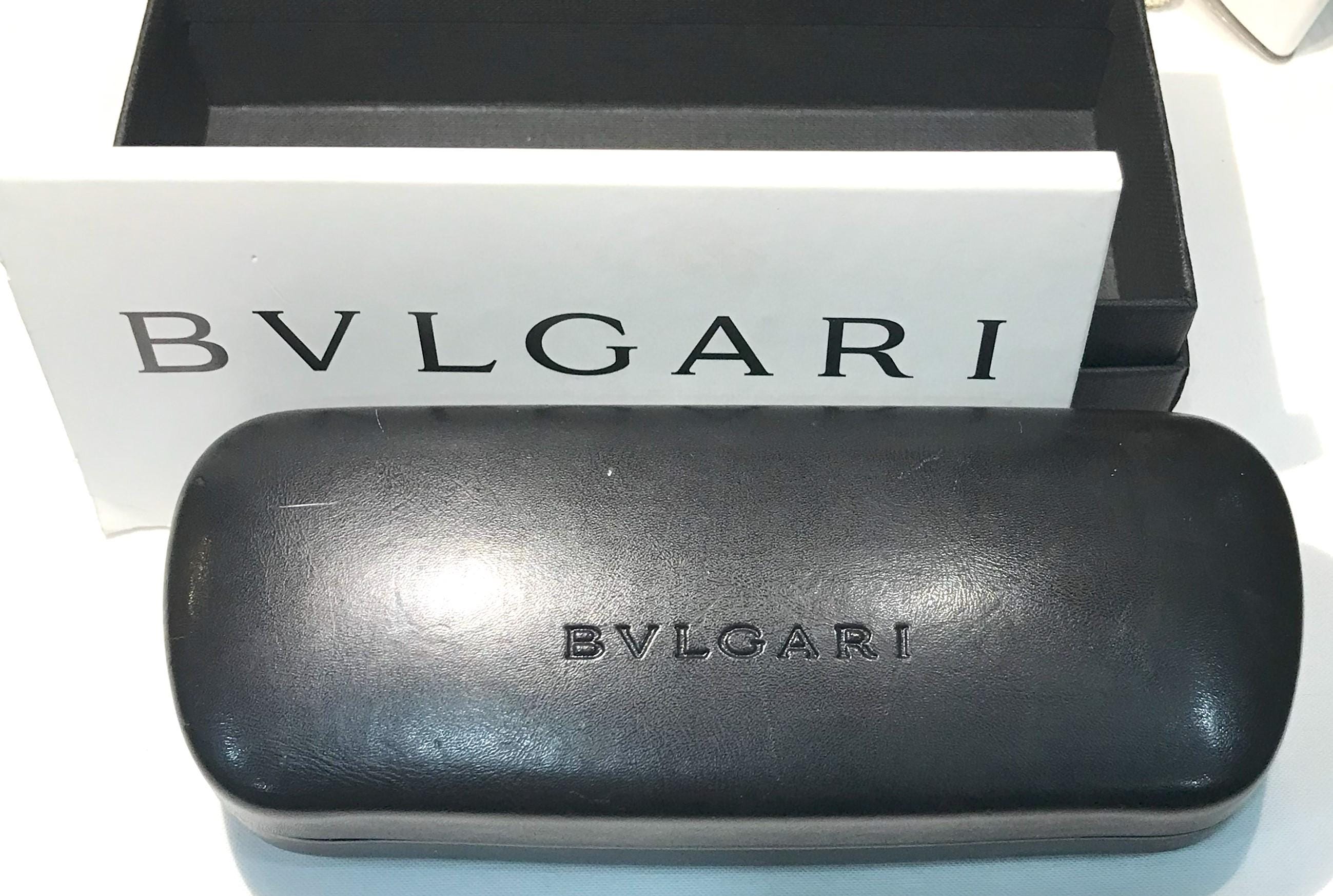 Nice Bvlgari Sunglasses Black Framed Dark Lenses (original  display picture 2