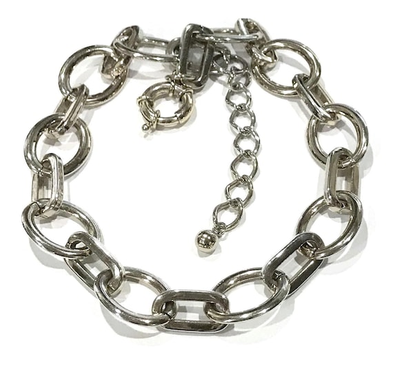 Nice Vintage Large Rectangular and Oval Silver To… - image 1