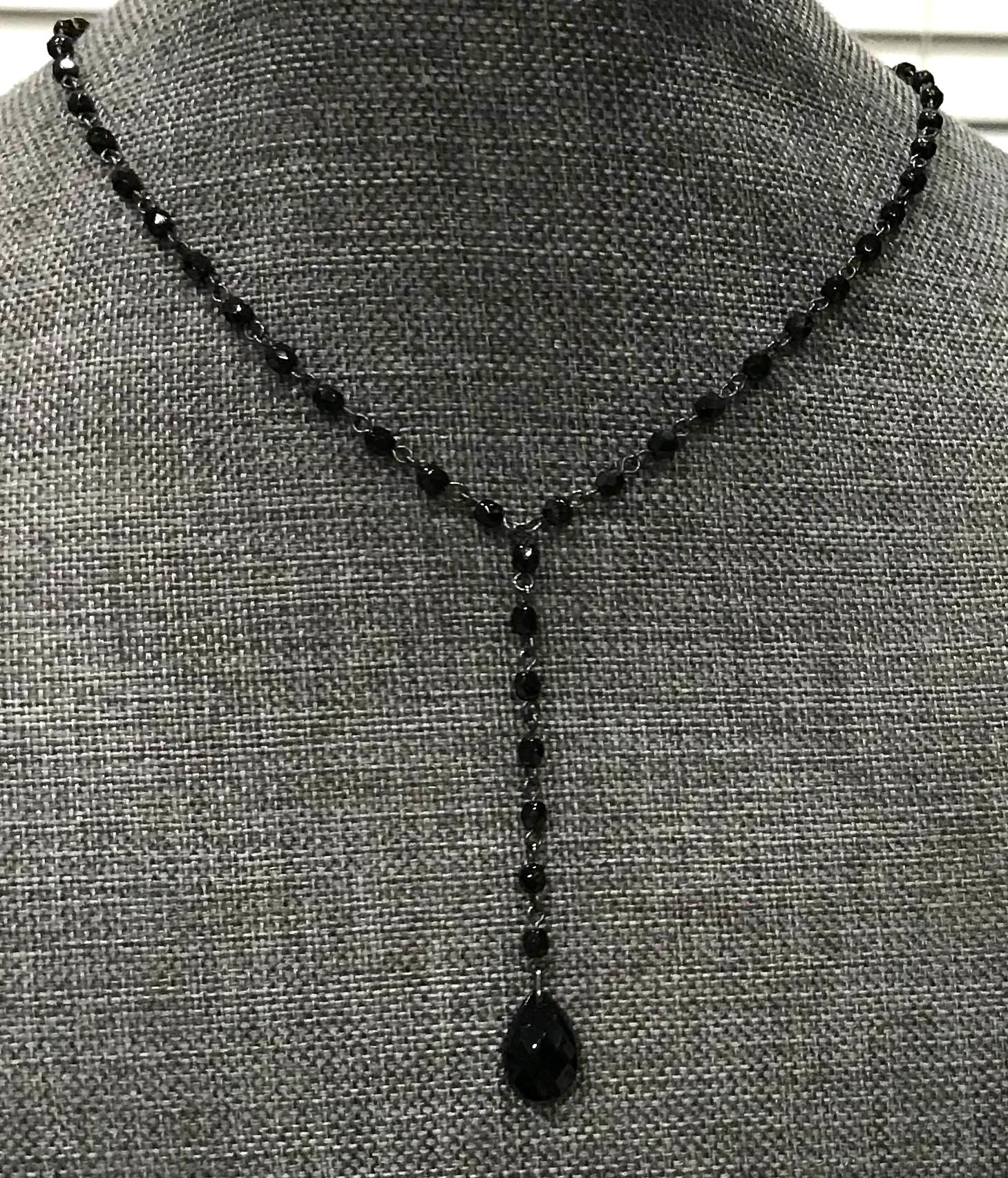 Carolee Black Pearl Necklace - Etsy