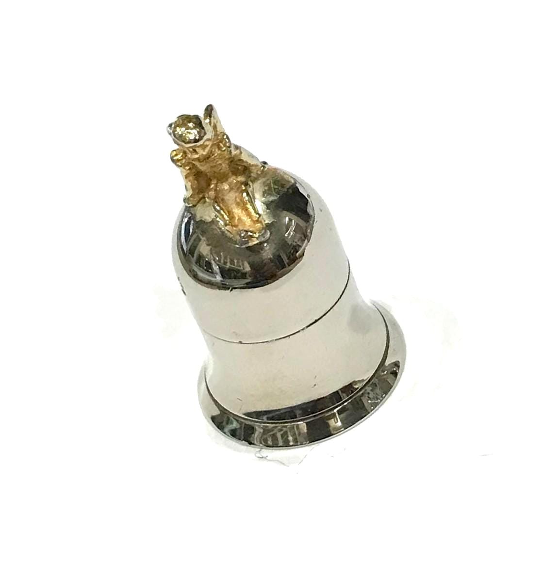 Nice Vintage Elegance Silver Plated on Brass Cherub First Tooth