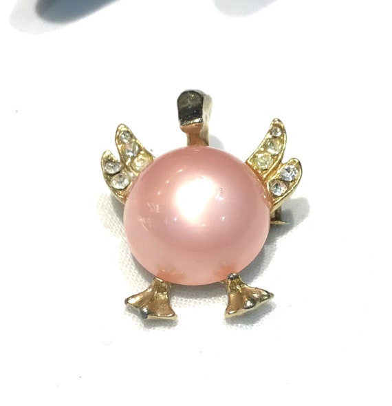 This Sweet Vintage Pink Lucite Moonglow, Smoky an… - image 3