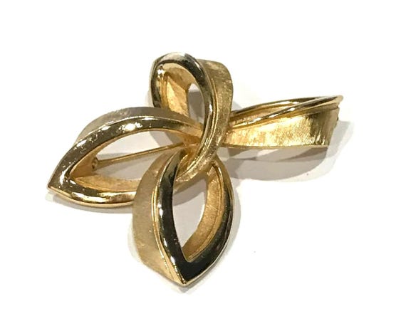 素敵なヴィンテージクラウントリファリテクスチャードゴールドトーン