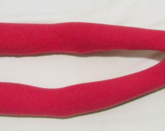 Winter, Raspberry, Cashmere, Very Long, Soft, Nice and Warm, Comfortable, Recycling, Arm Warmers with thumb hole,  .  IDEAL for HER