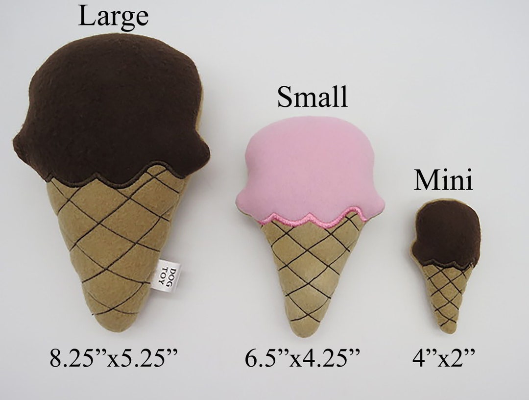 Ice Cream Cone Dog Toy Shaped Dog Toy Dog Gift With or Etsy