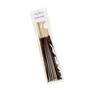 Essential Oil Lavender Charcoal Incense Sticks 20pc / Compostable Packaging / Made in The Berkshires