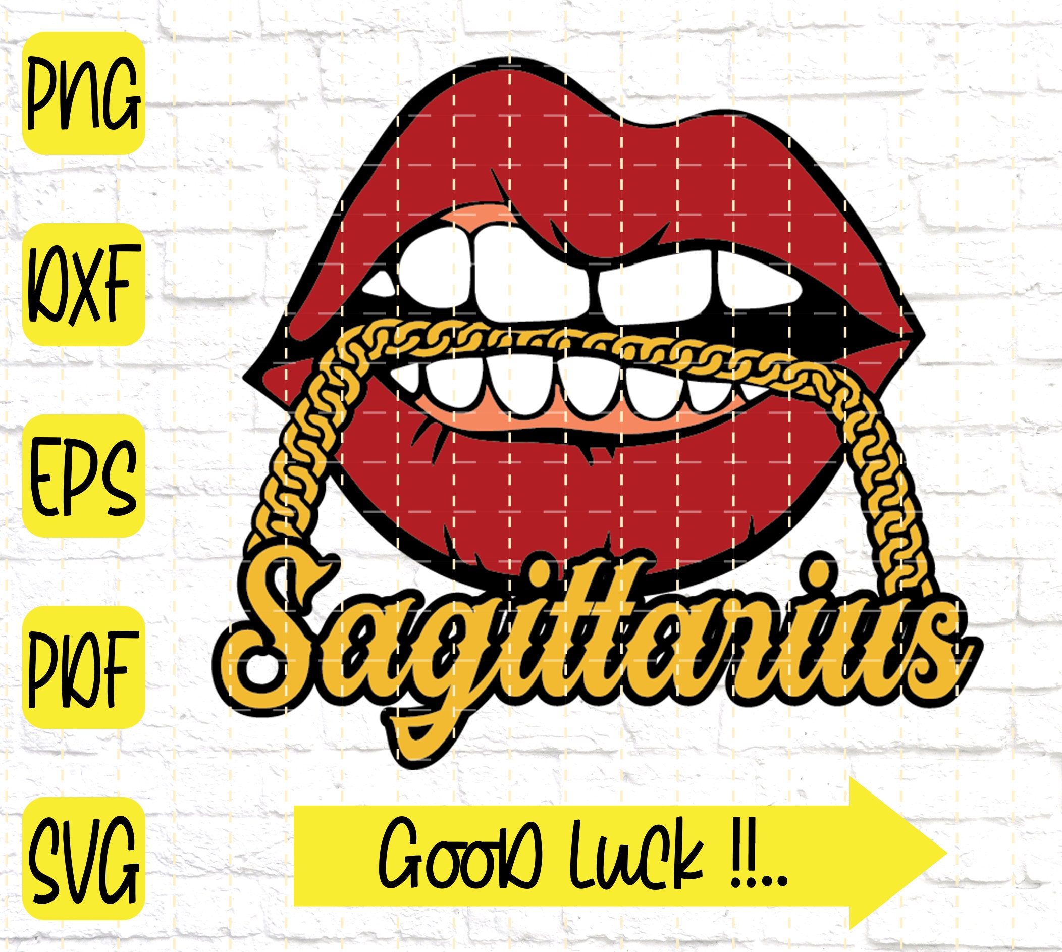 Sagittarius SVG Zodiac Lips SVG Sagittarius Lips SVG Etsy