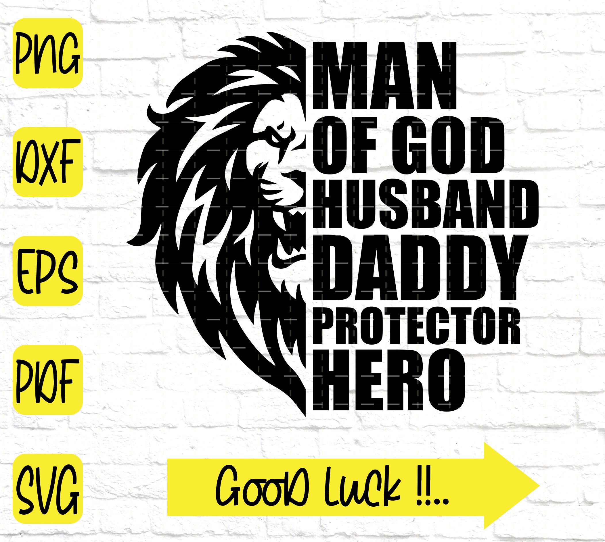 Download Man Of God Husband Daddy Protector Hero Svg Black Dad Svg Etsy