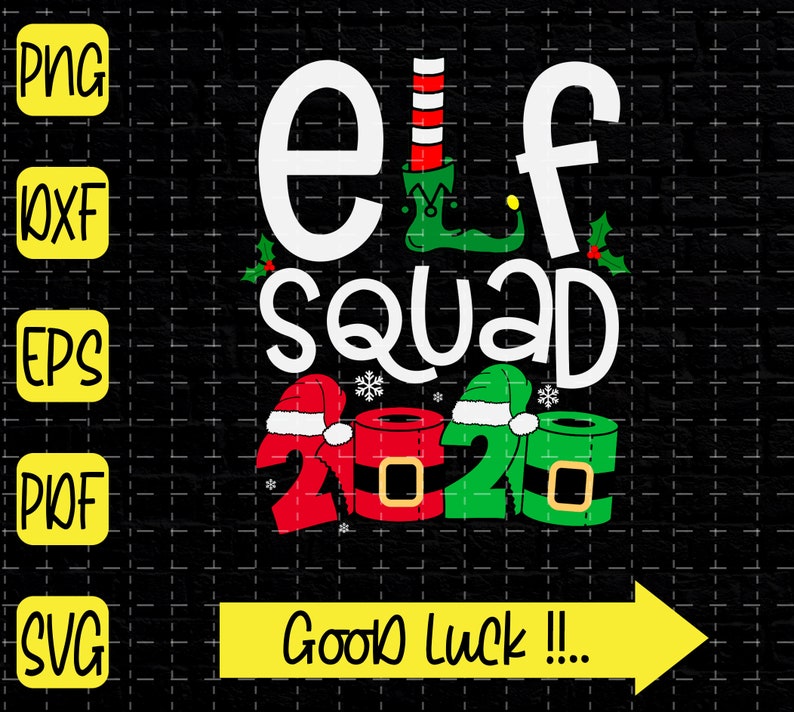 Download Elf Squad Quarantine Christmas 2020 SVG Elf Squad SVG | Etsy