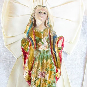 Antique wood carved virgin mary statue - Etsy 日本