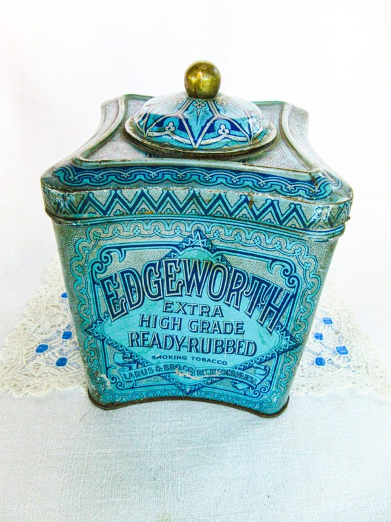 Edgeworth Tobacco Tin Box, Extra High Grade Ready From Larus & Bros,  Richmond, VA, USA
