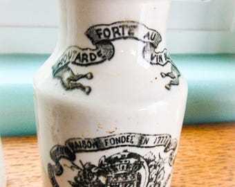 Vintage Grey Poupon Dijon Mustard Jar, French Ironstone, C.1900 - Etsy