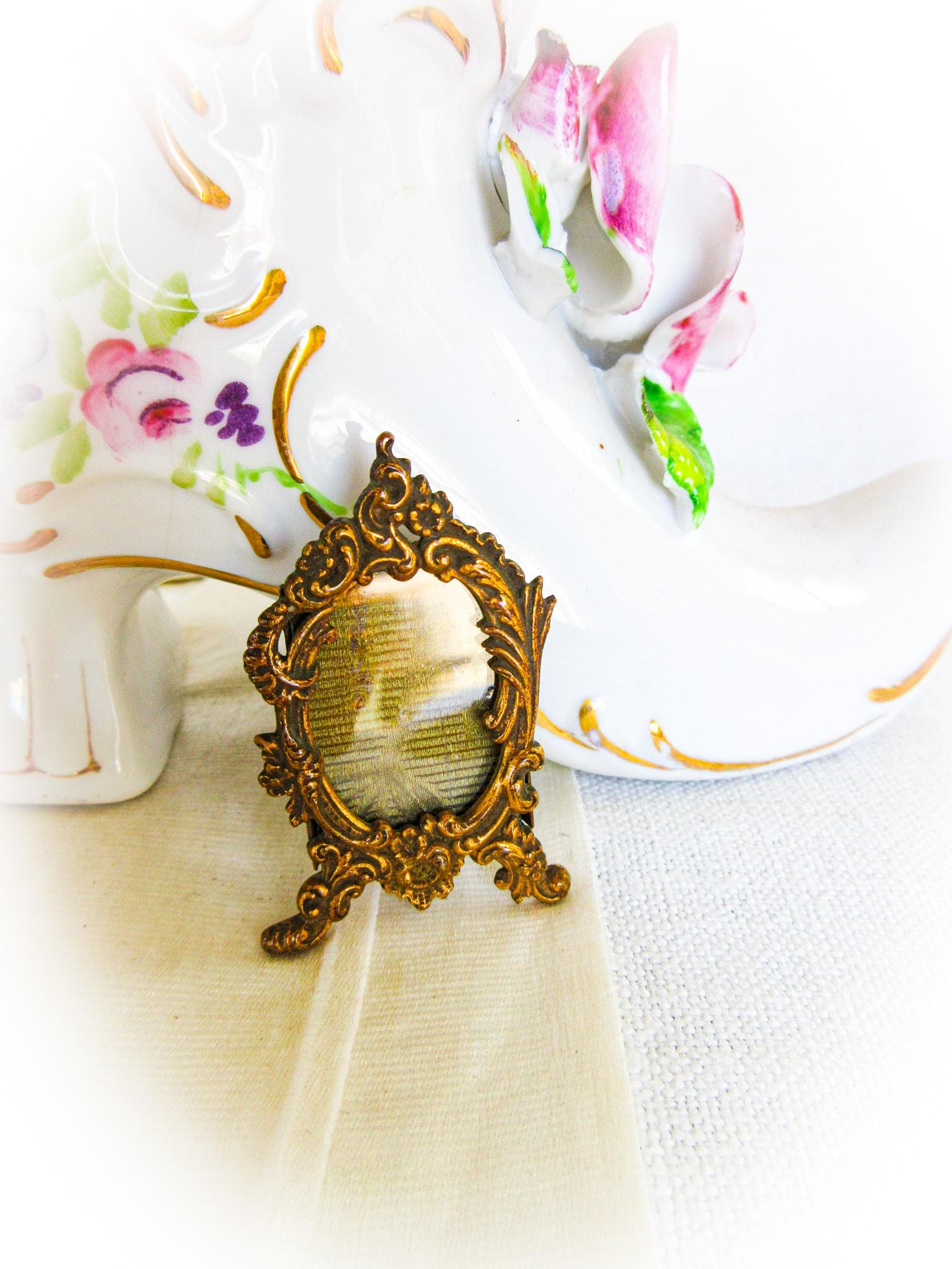 Mini Frame, French Antique Frame, Rocaille, Rococo Style, France