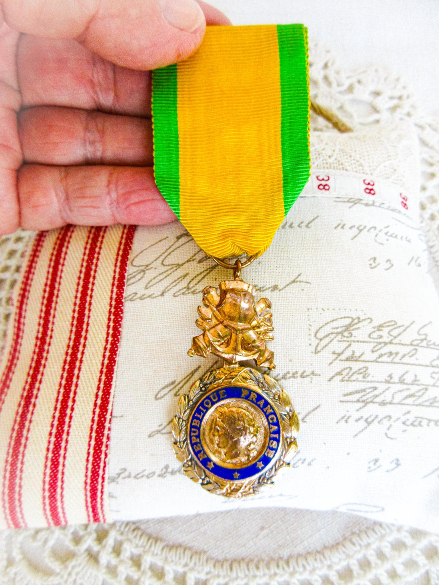French Military Medal Award, Republique Francaise, WWI Medal - Etsy