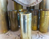 Rare, Miniature Trench Art Pencil Holder - 1918, World War I, Shell Casing Vase, WWI, Art Tranchee