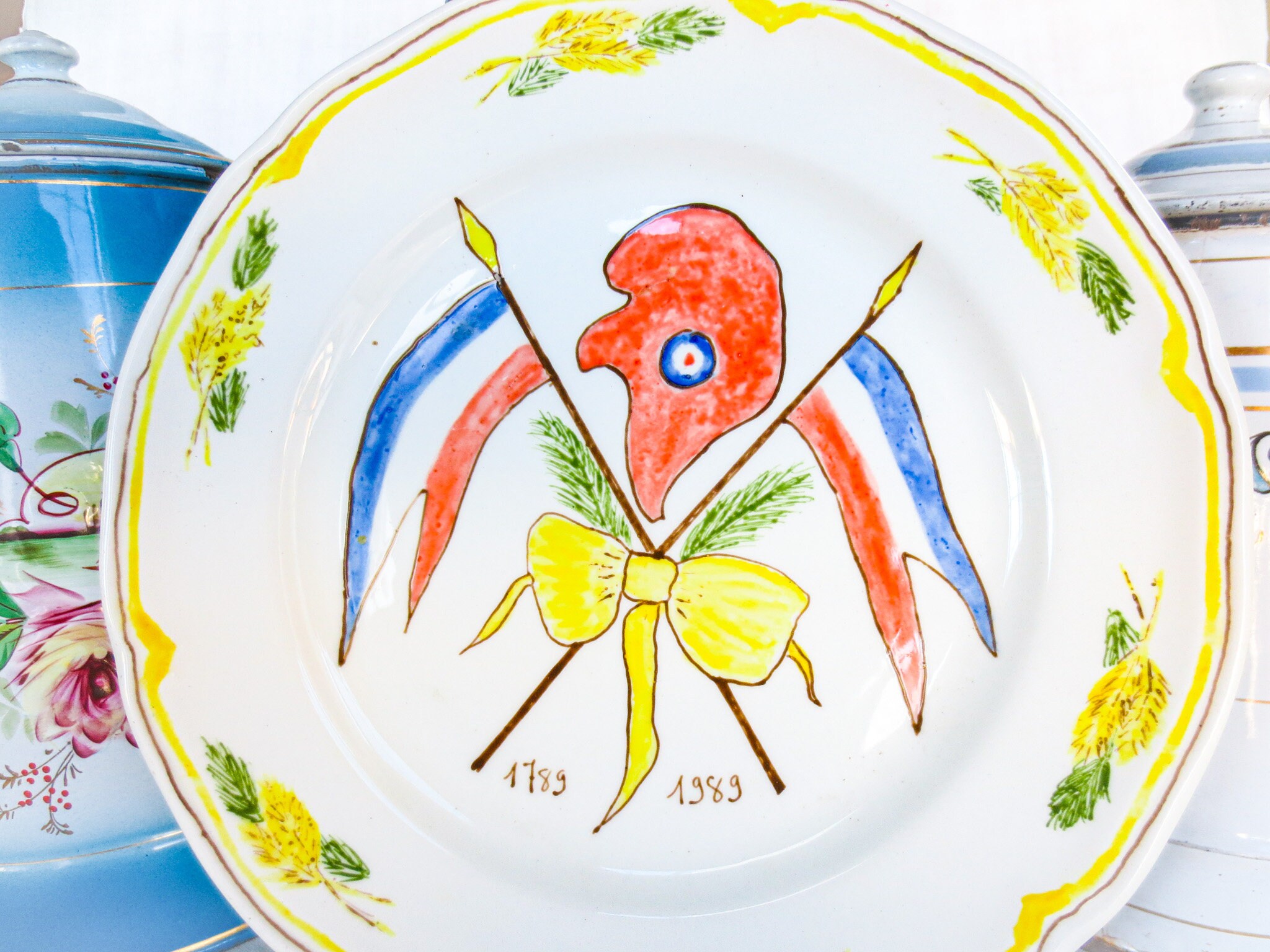 621 ) Assiette Bicentenaire De La Révolution Française Porcelaine De