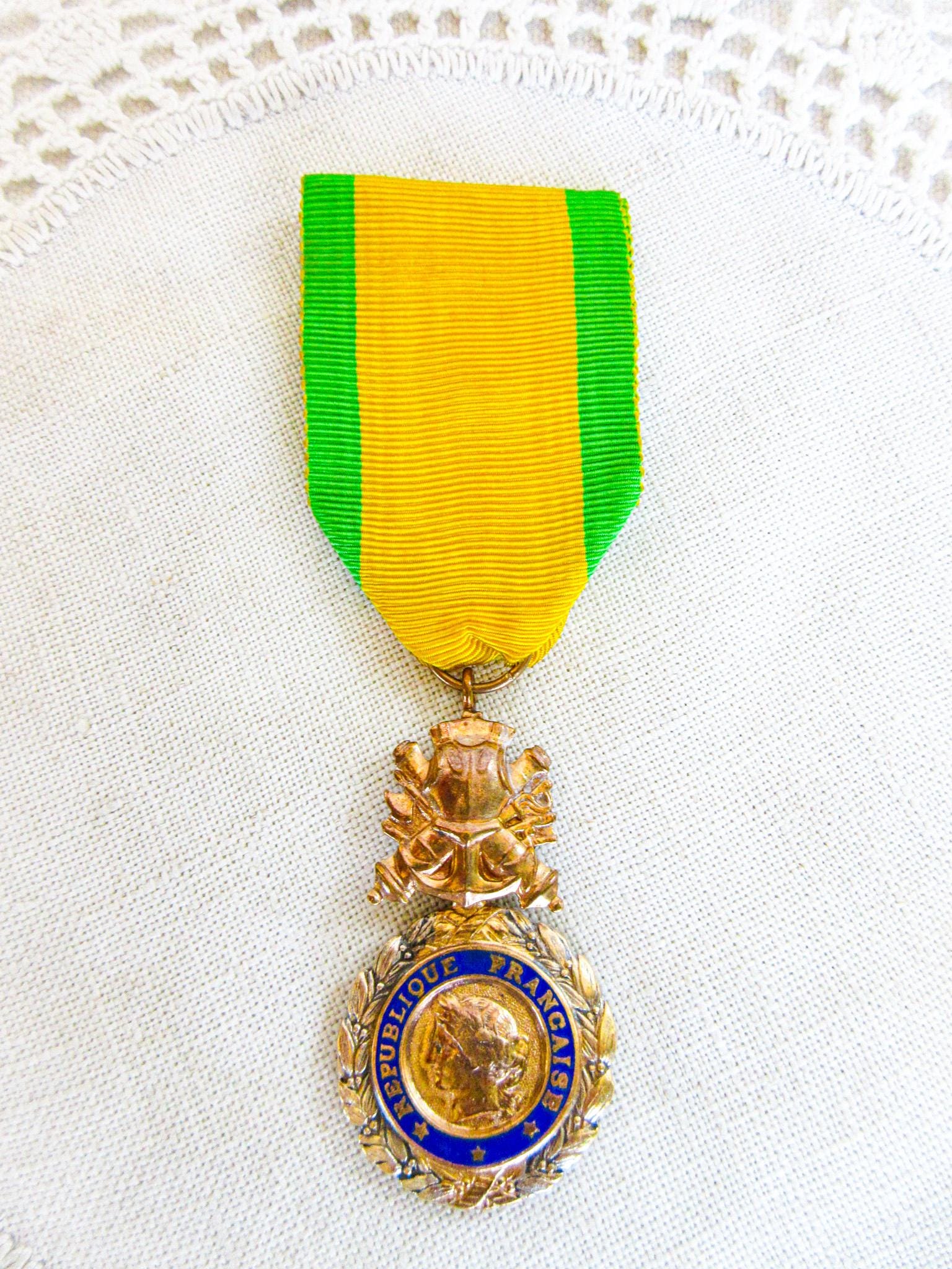 French Military Medal Award, Republique Francaise, WWI Medal - Etsy
