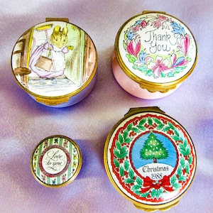 Staffordshire Enamels Trinket Box - Etsy