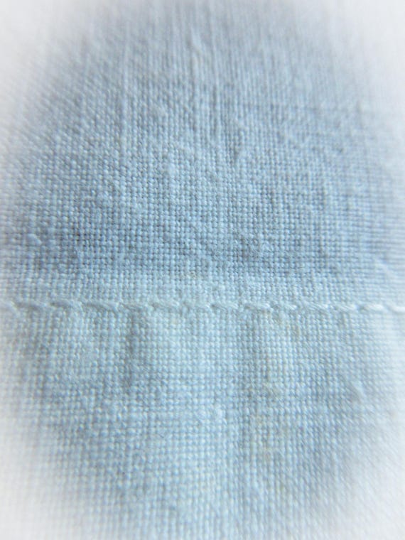 Antique French Linen Slip: Lace Trim Chemise, Siz… - image 8