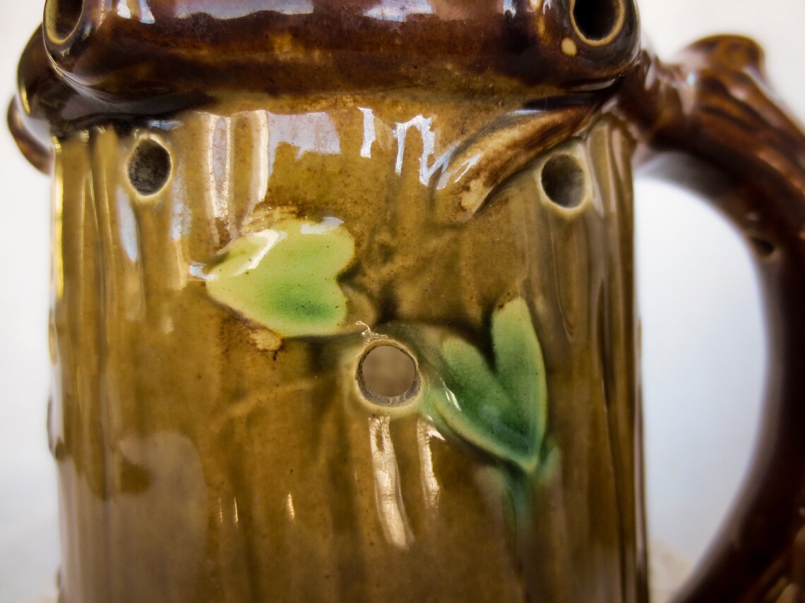 Antique Puzzle Jug Pitcher With a Puzzle How to Drink Etsy